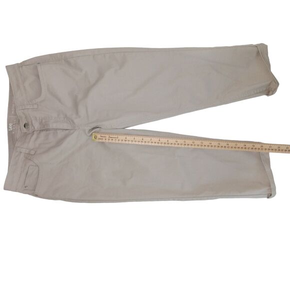 Riders By Lee Mid Rise Capri Biege Jeans Womens Size 8M - Picture 3 of 8